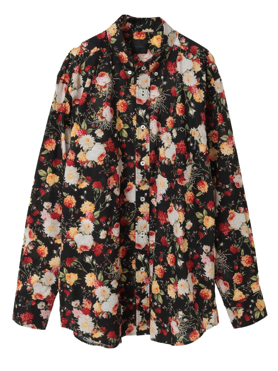 ジョセフィーヌプリントシャツブラウス 詳細画像 クロ 1