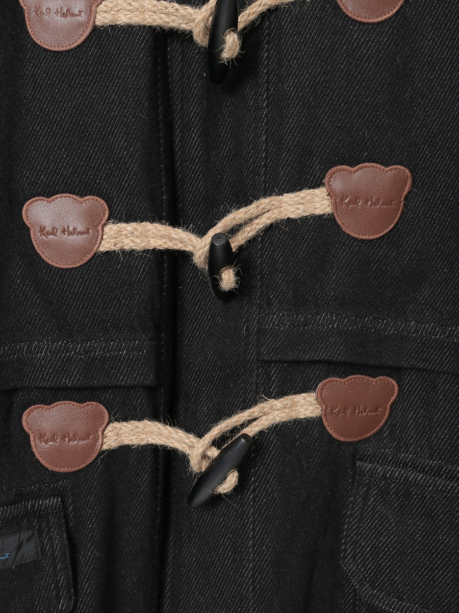 デニムダッフルコート 詳細画像 クロ 11