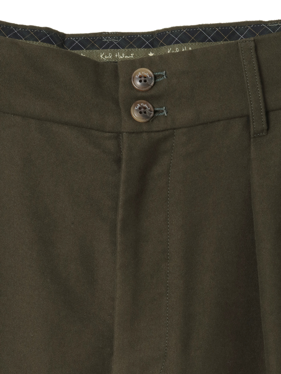 タックパンツ 詳細画像 カーキ 3