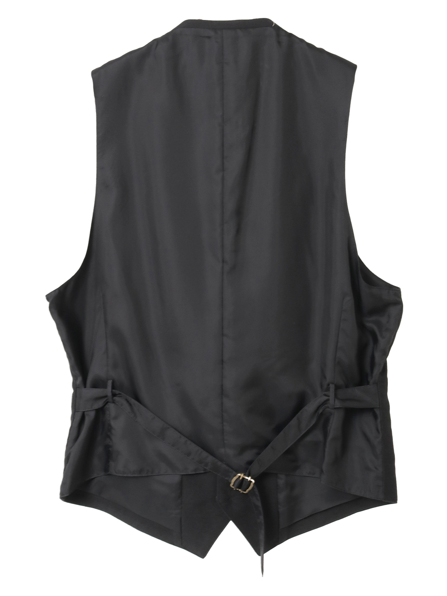 三つ子のくま冬支度刺繍ベスト 詳細画像 カーキ 9