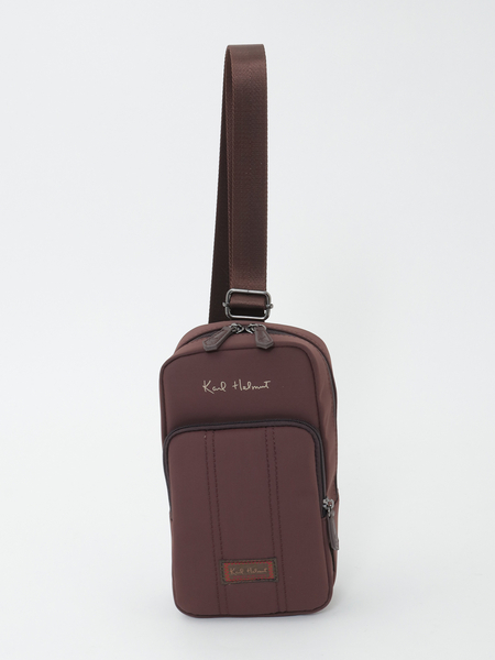 ロゴプリント機能性ボディバッグ