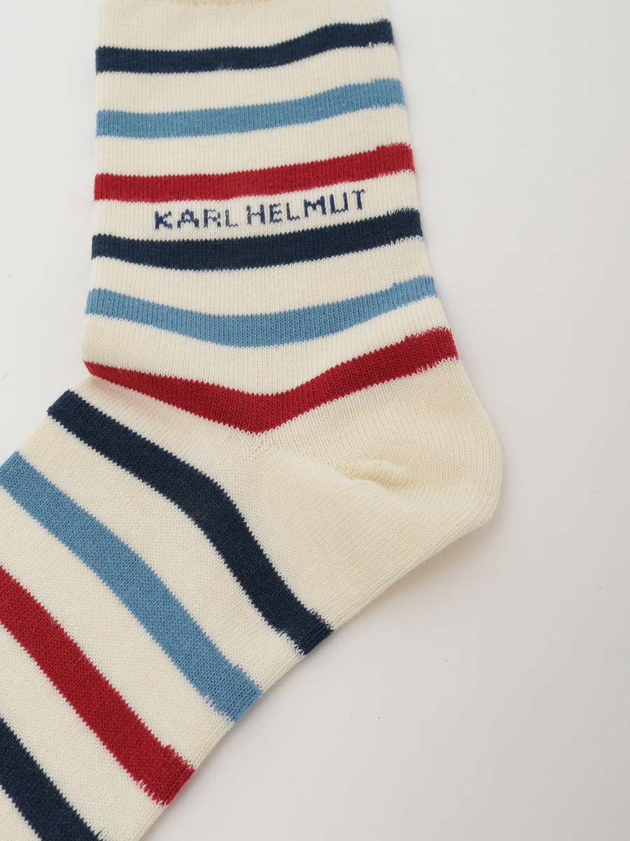 ロゴ入りマルチボーダーソックス 詳細画像 キナリ 4