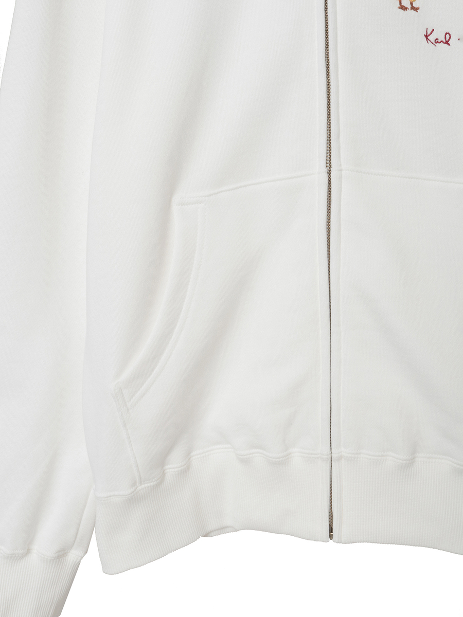 ひよこモチーフワンポイント刺繍パーカー 詳細画像 ピンク 5