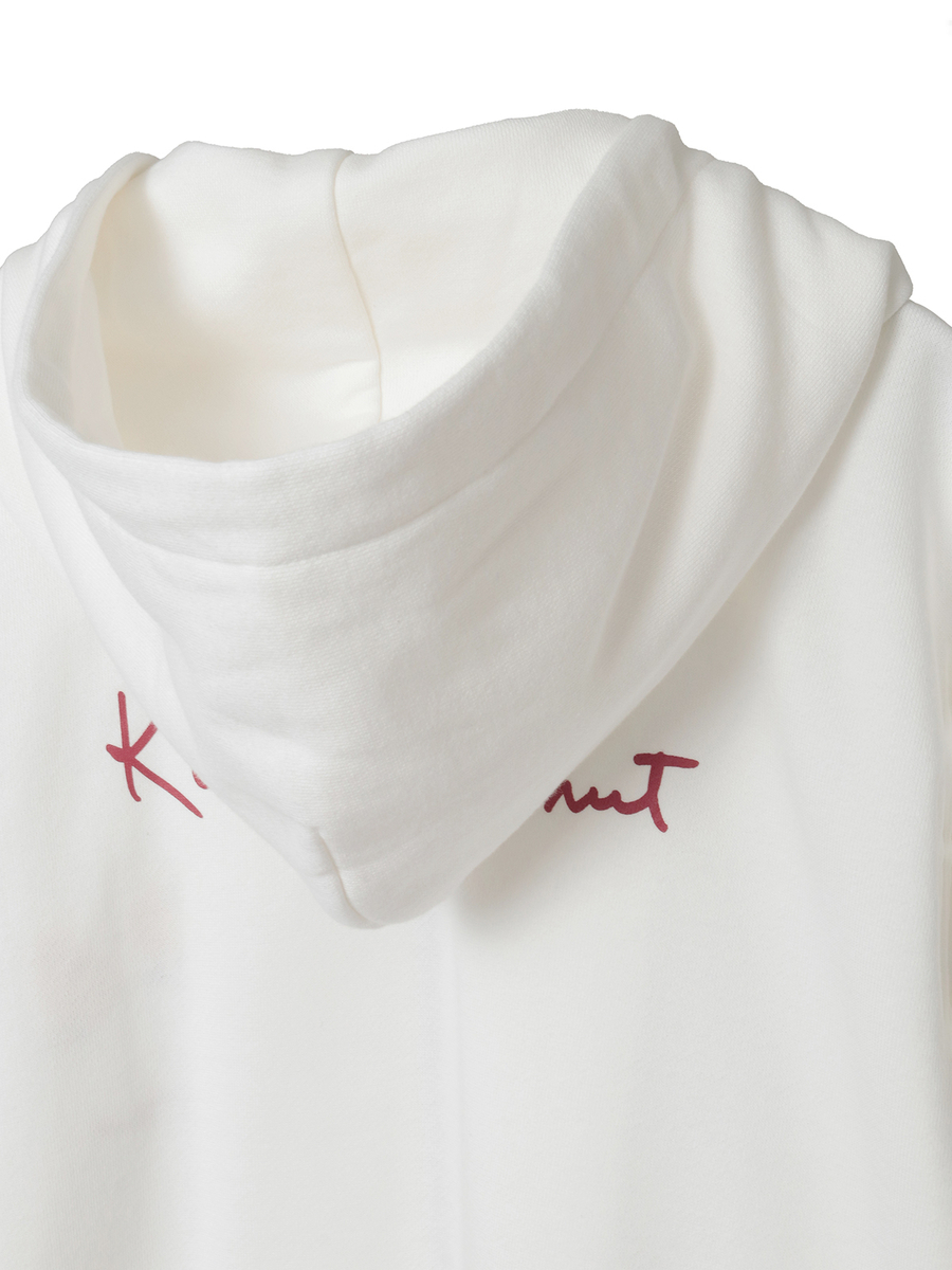 ひよこモチーフワンポイント刺繍パーカー 詳細画像 ピンク 8