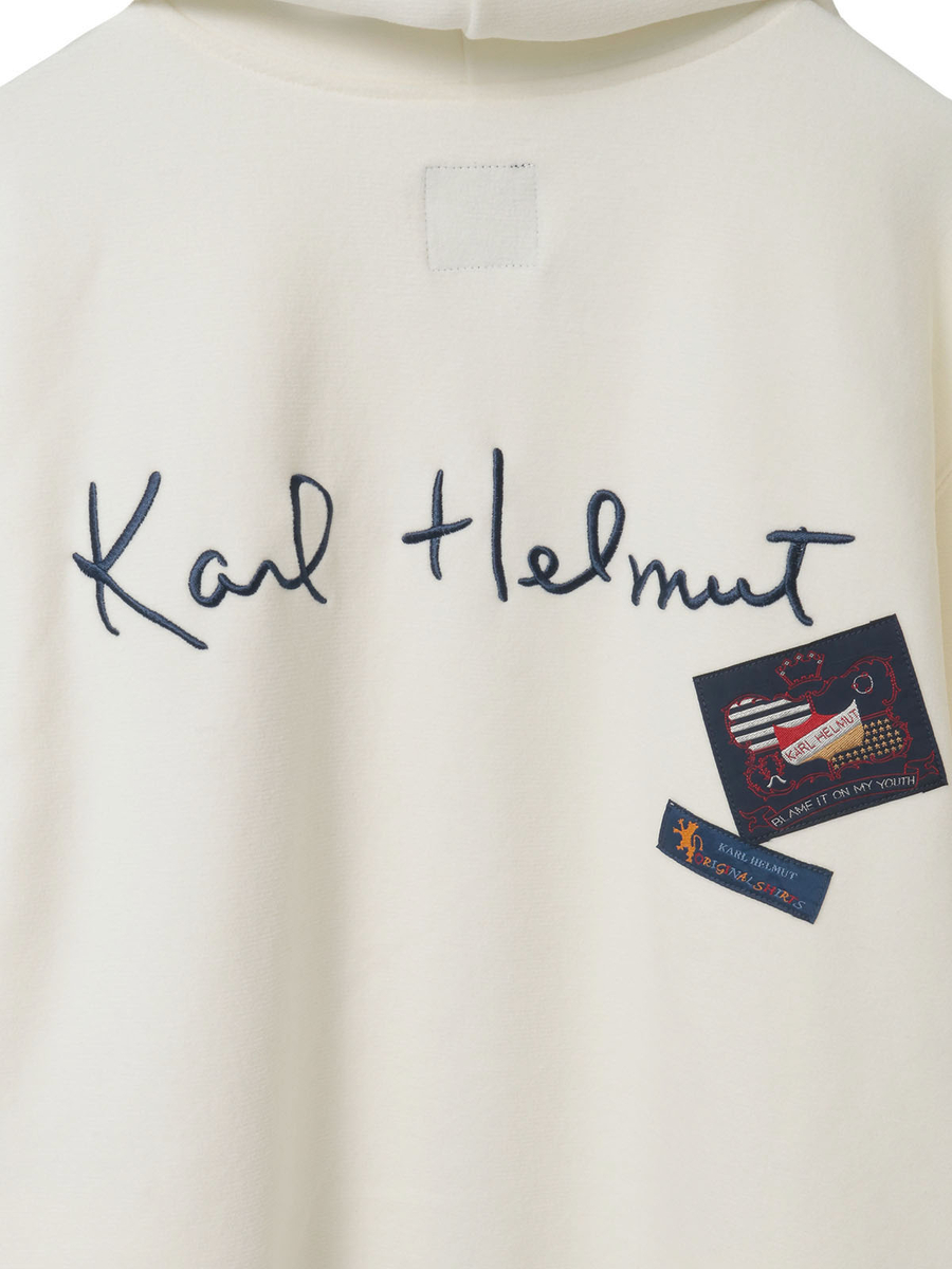 ロゴ＆ネーム使いパーカー 詳細画像 グレー 12