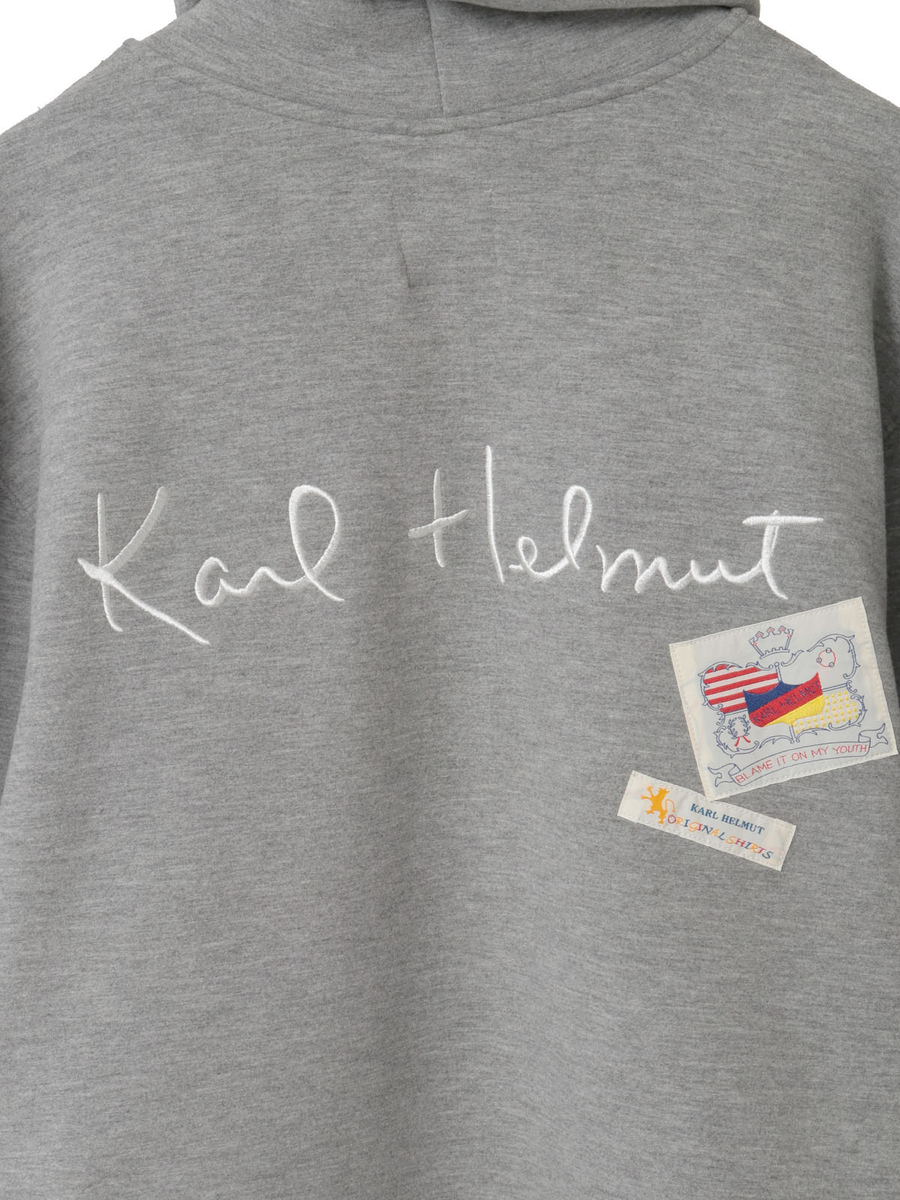 ロゴ＆ネーム使いパーカー 詳細画像 グレー 8