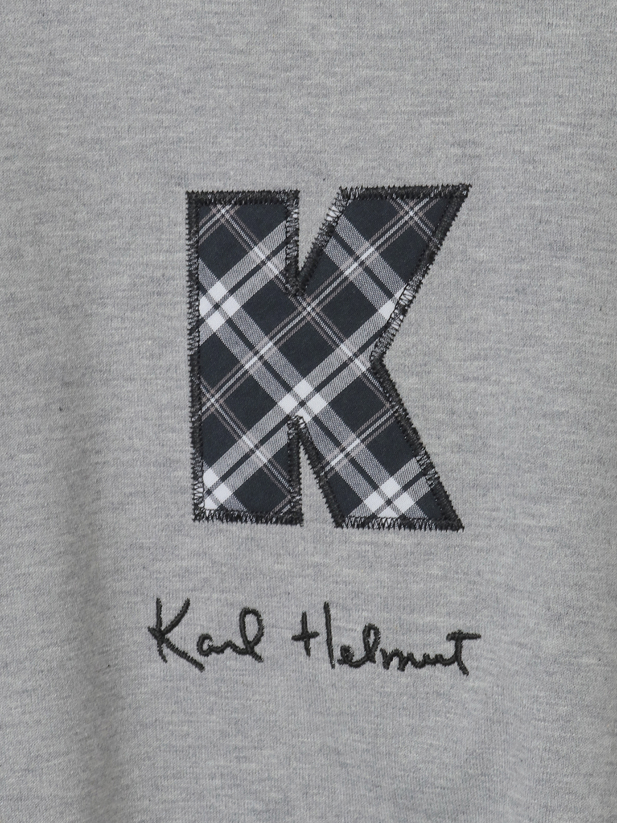 Kロゴアップリケ使いカットソー 詳細画像 ネイビー 6