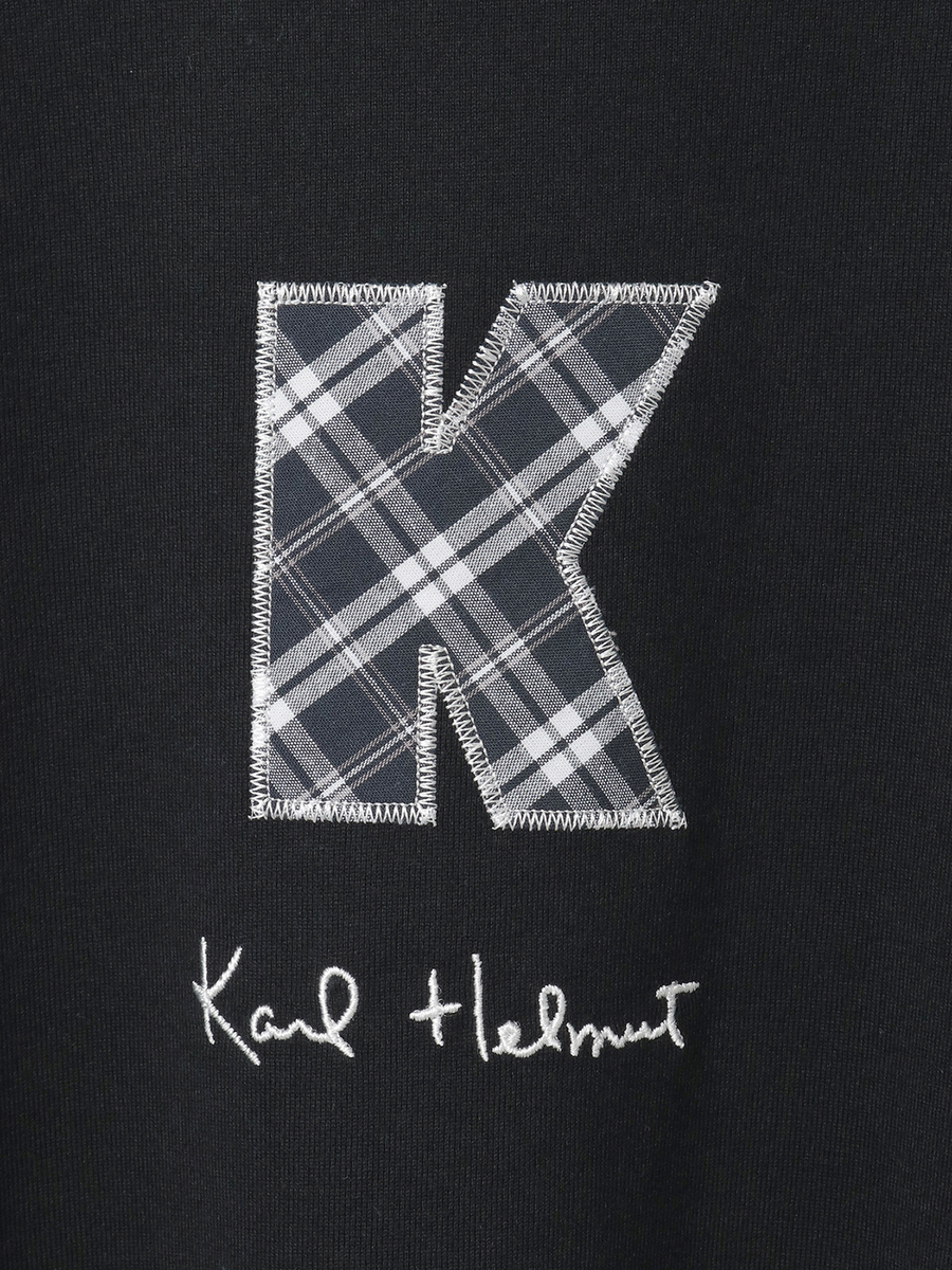 Kロゴアップリケ使いカットソー 詳細画像 ネイビー 7