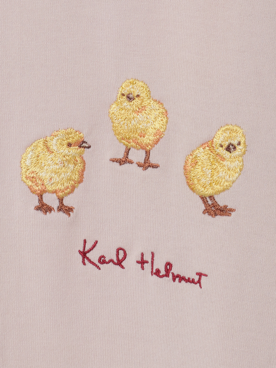 ひよこワンポイント刺繍カットソー 詳細画像 キナリ 6