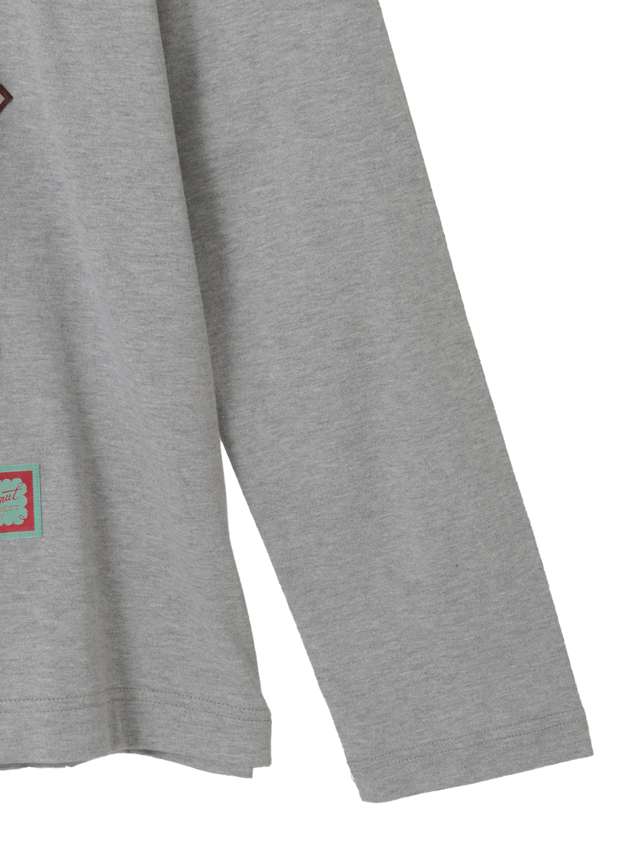 Kロゴアップリケ＆ネームワッペンいっぱいカットソー 詳細画像 クロ 4