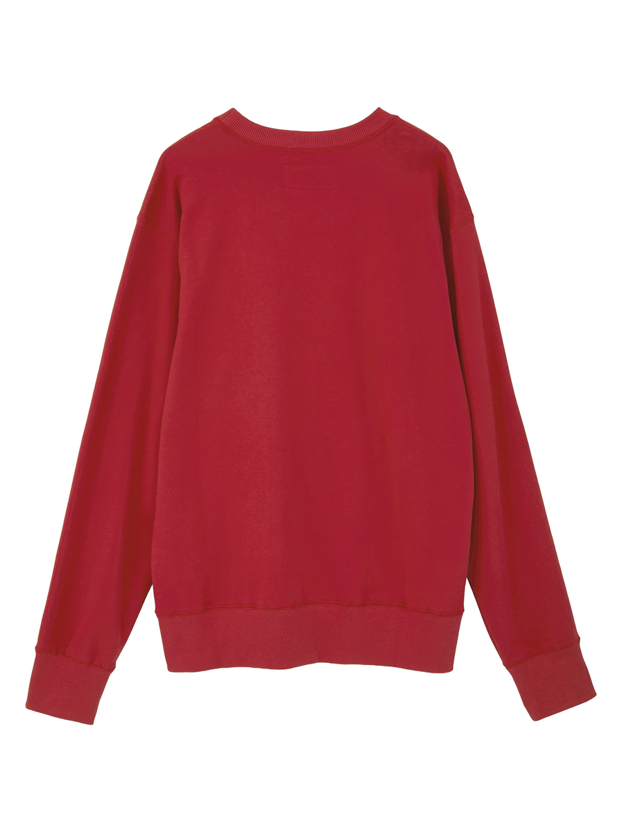 三つ子のくま冬支度プリントトレーナー 詳細画像 カーキ 2