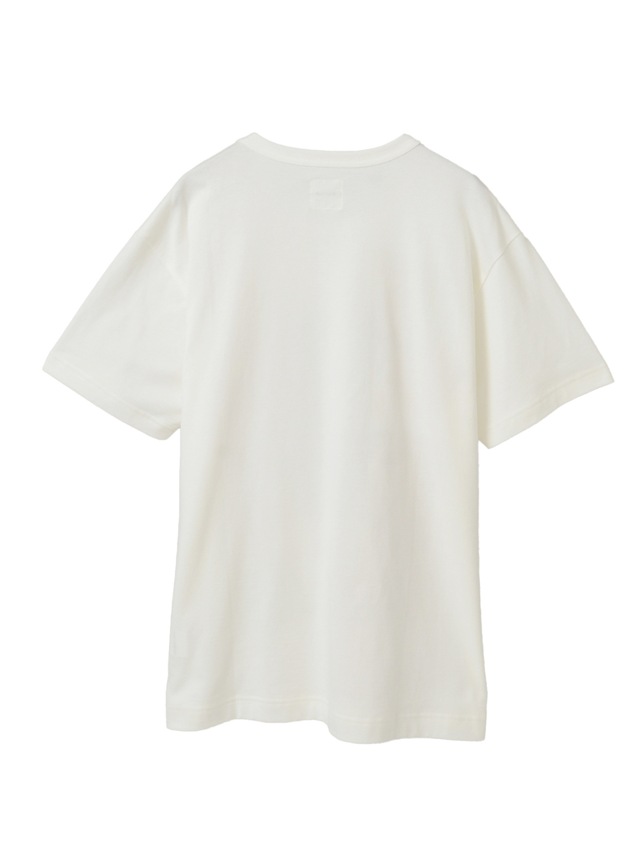 小バラプリントパッチワークTシャツ 詳細画像 クロ 2