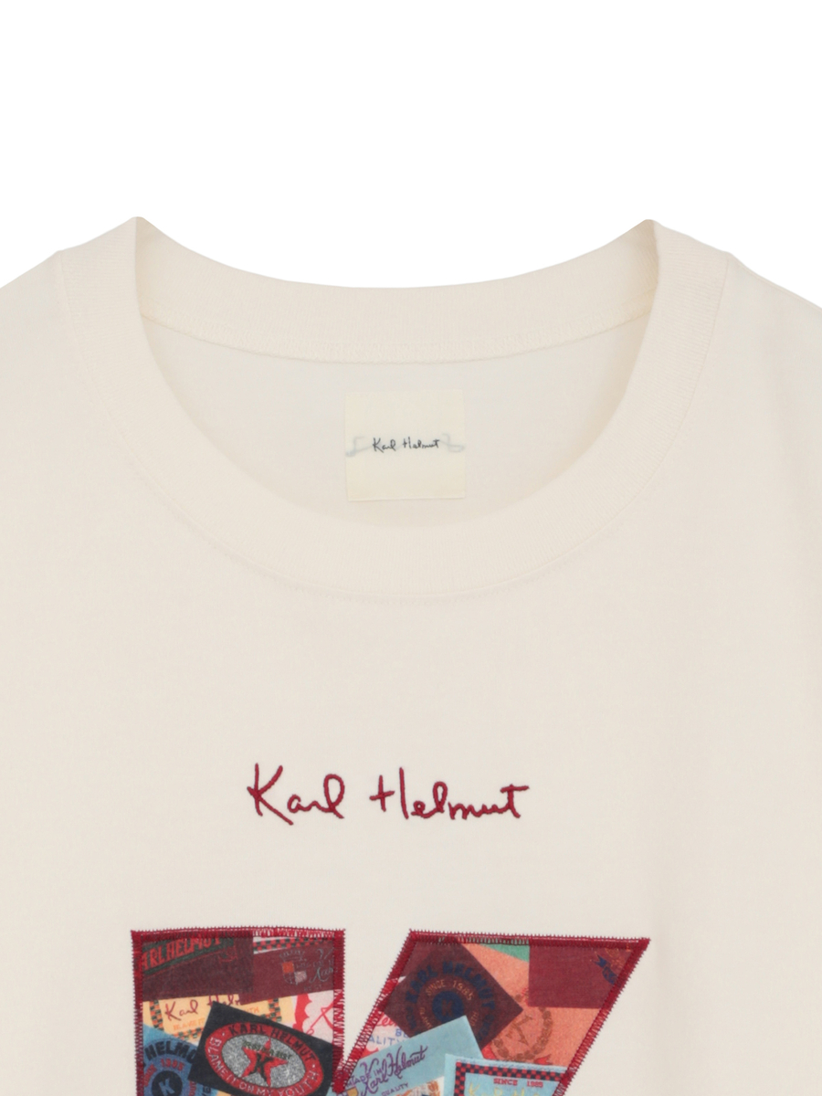 KロゴアップリケTシャツ 詳細画像 クロ 3