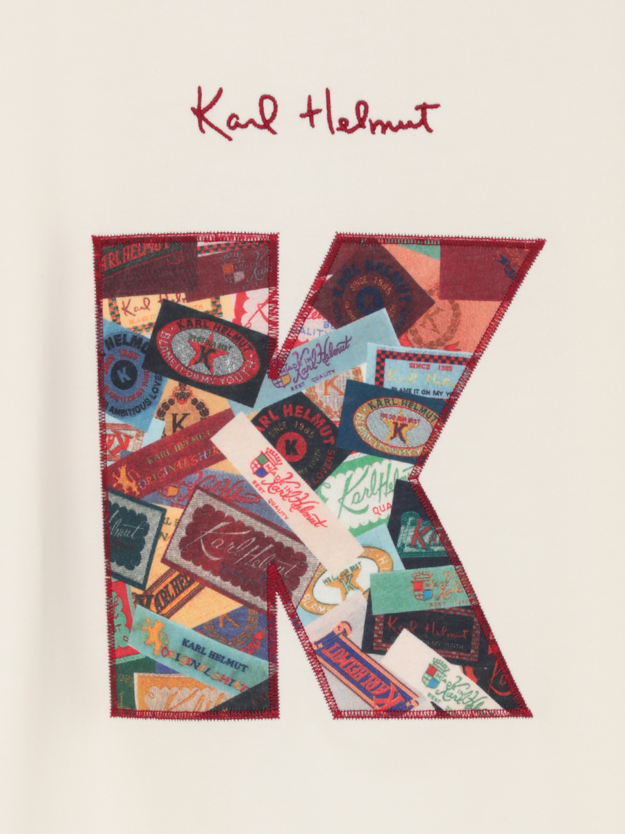 KロゴアップリケTシャツ 詳細画像 クロ 6