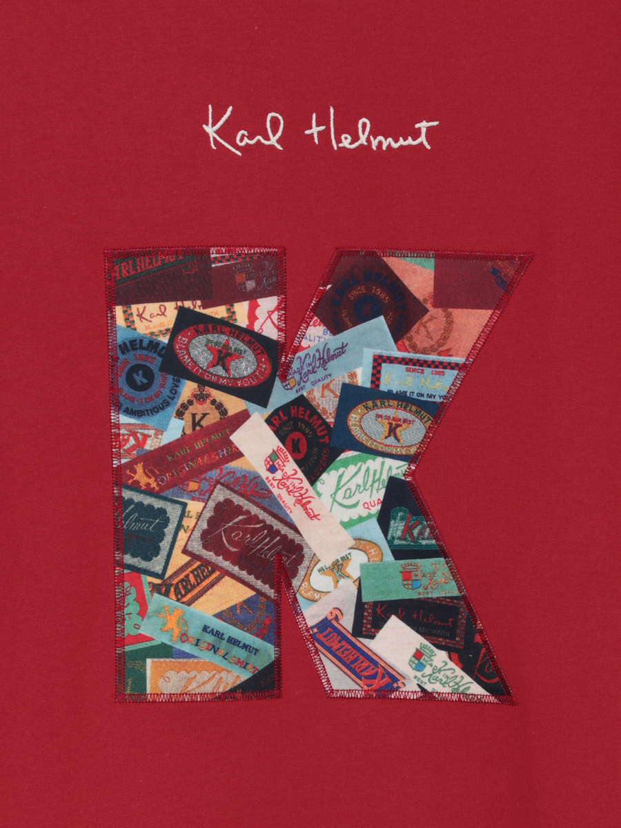 KロゴアップリケTシャツ 詳細画像 クロ 8