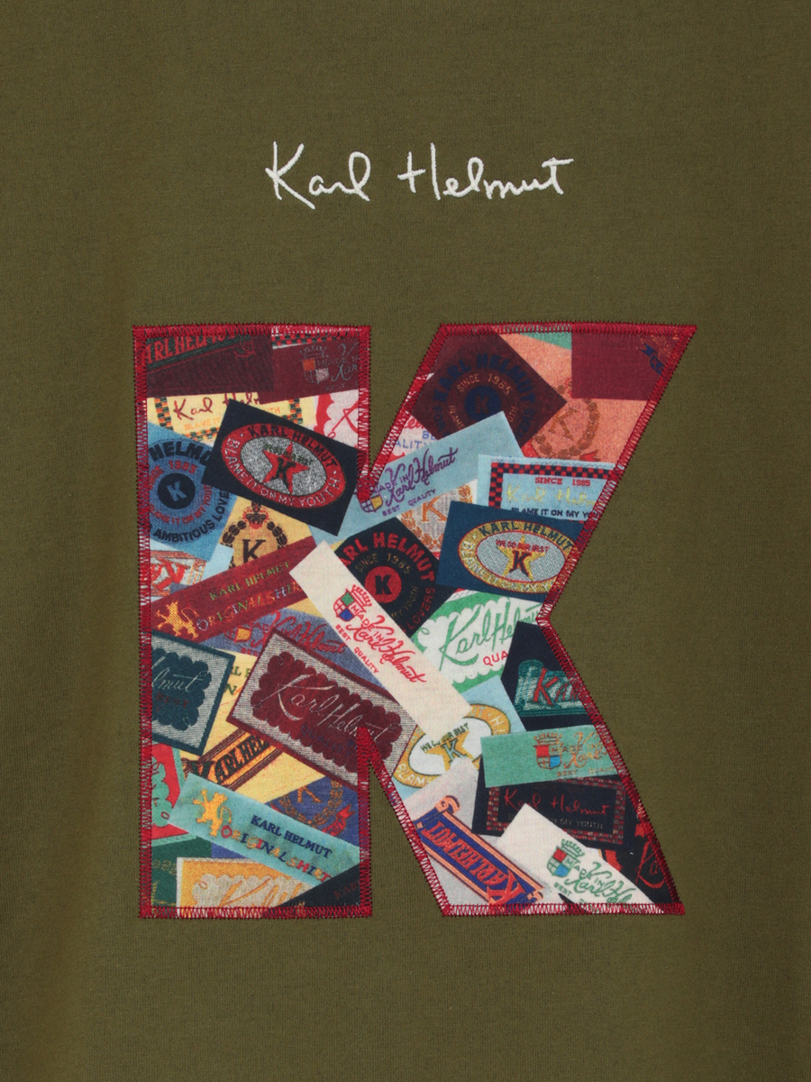 KロゴアップリケTシャツ 詳細画像 クロ 9