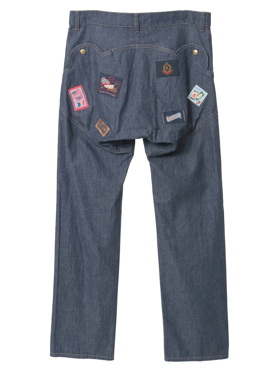 BIGくまシルエットデニムパンツ 詳細画像 キナリ 2