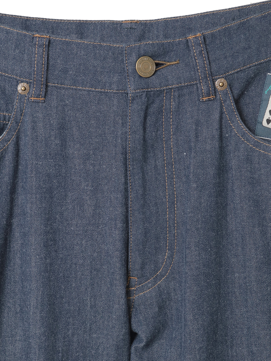 BIGくまシルエットデニムパンツ 詳細画像 キナリ 3