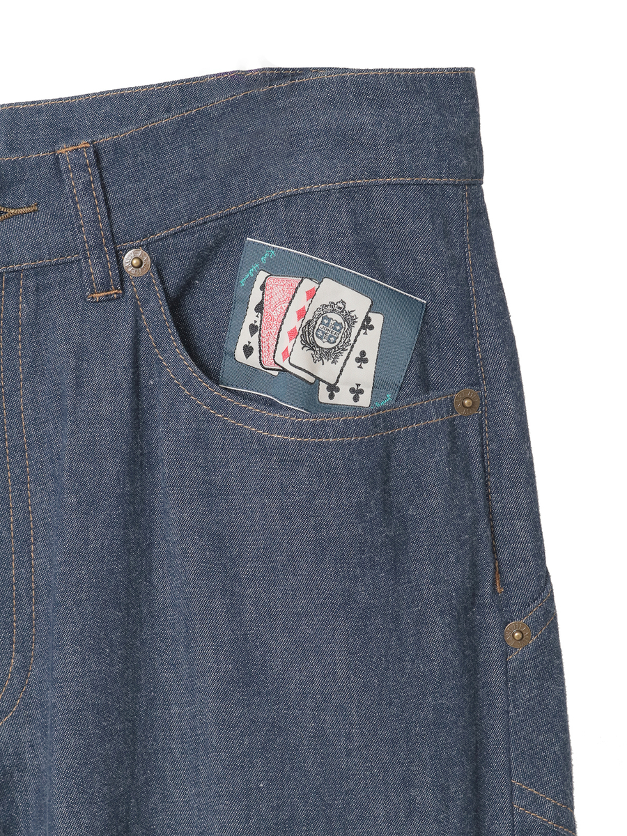 BIGくまシルエットデニムパンツ 詳細画像 キナリ 5