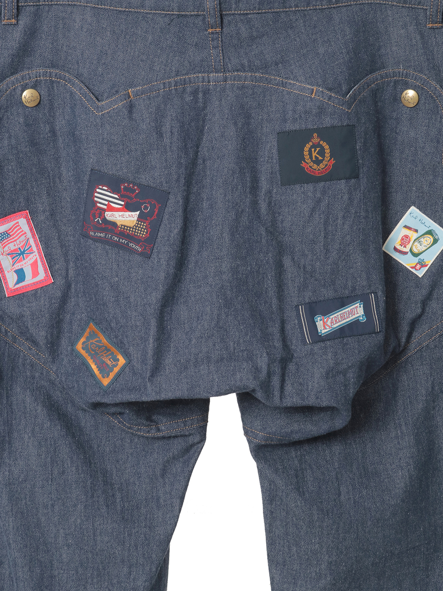 BIGくまシルエットデニムパンツ 詳細画像 キナリ 6