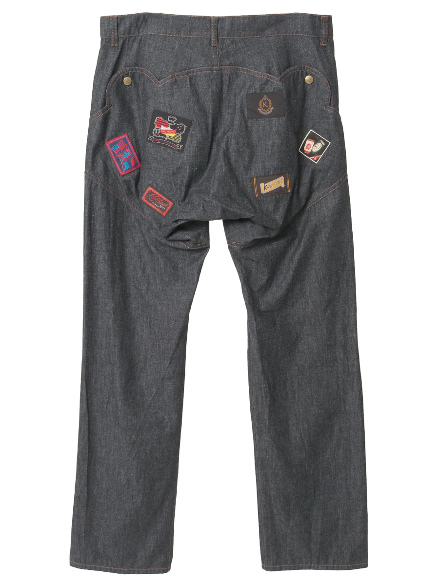 BIGくまシルエットデニムパンツ 詳細画像 キナリ 9