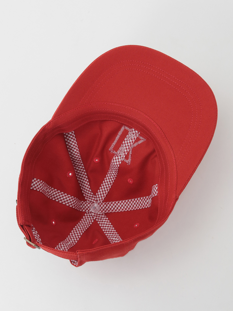 Kロゴアップリケ使いキャップ 詳細画像 クロ 8