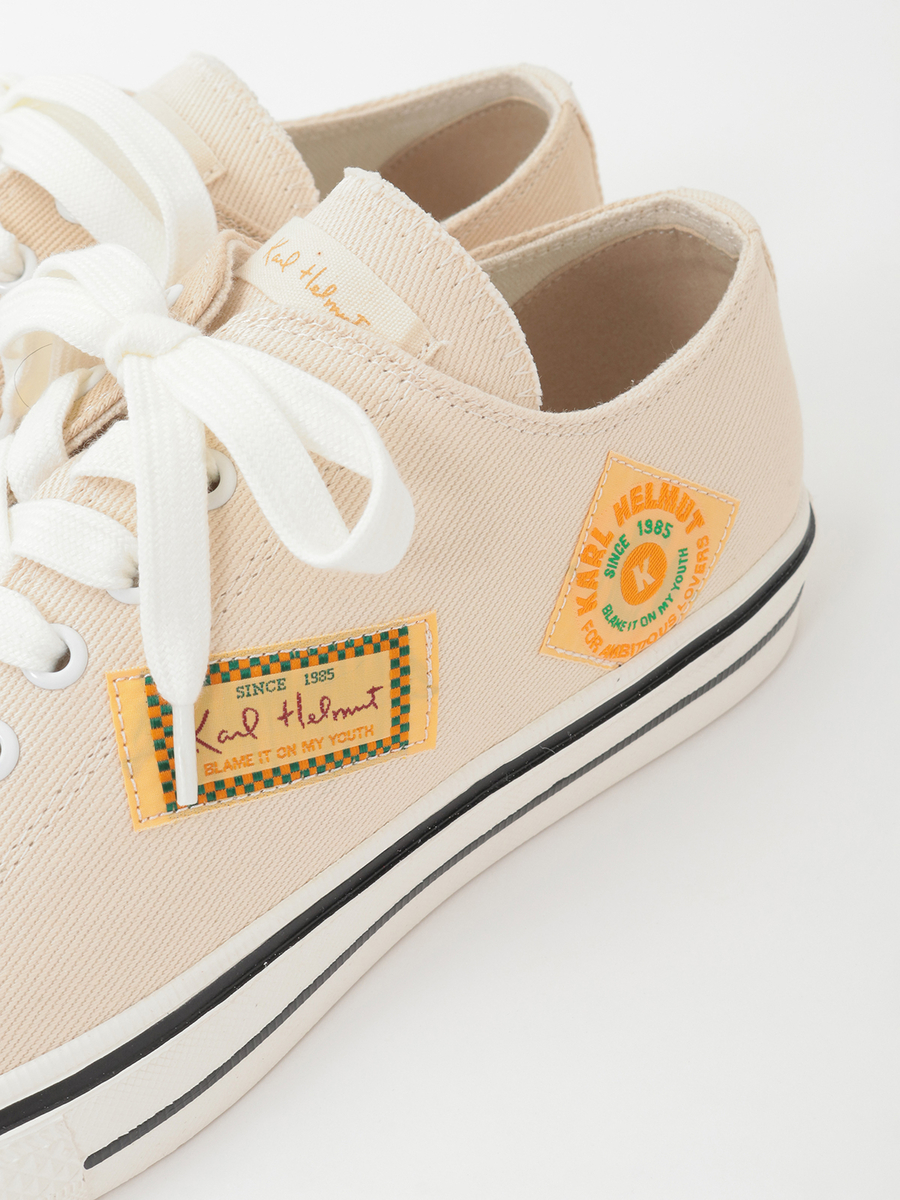 ネームワッペン使いコンビスニーカー 詳細画像 キナリ×ベージュ 10