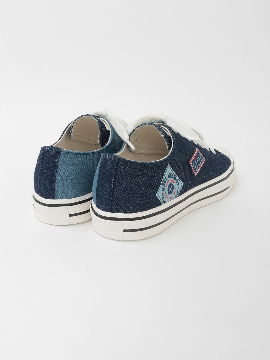 ネームワッペン使いコンビスニーカー 詳細画像 キナリ×ベージュ 4