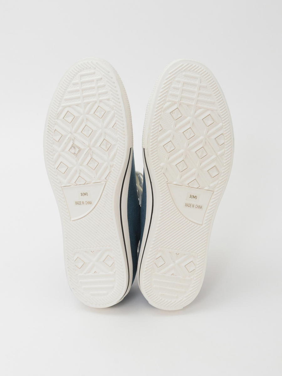 ネームワッペン使いコンビスニーカー 詳細画像 キナリ×ベージュ 5