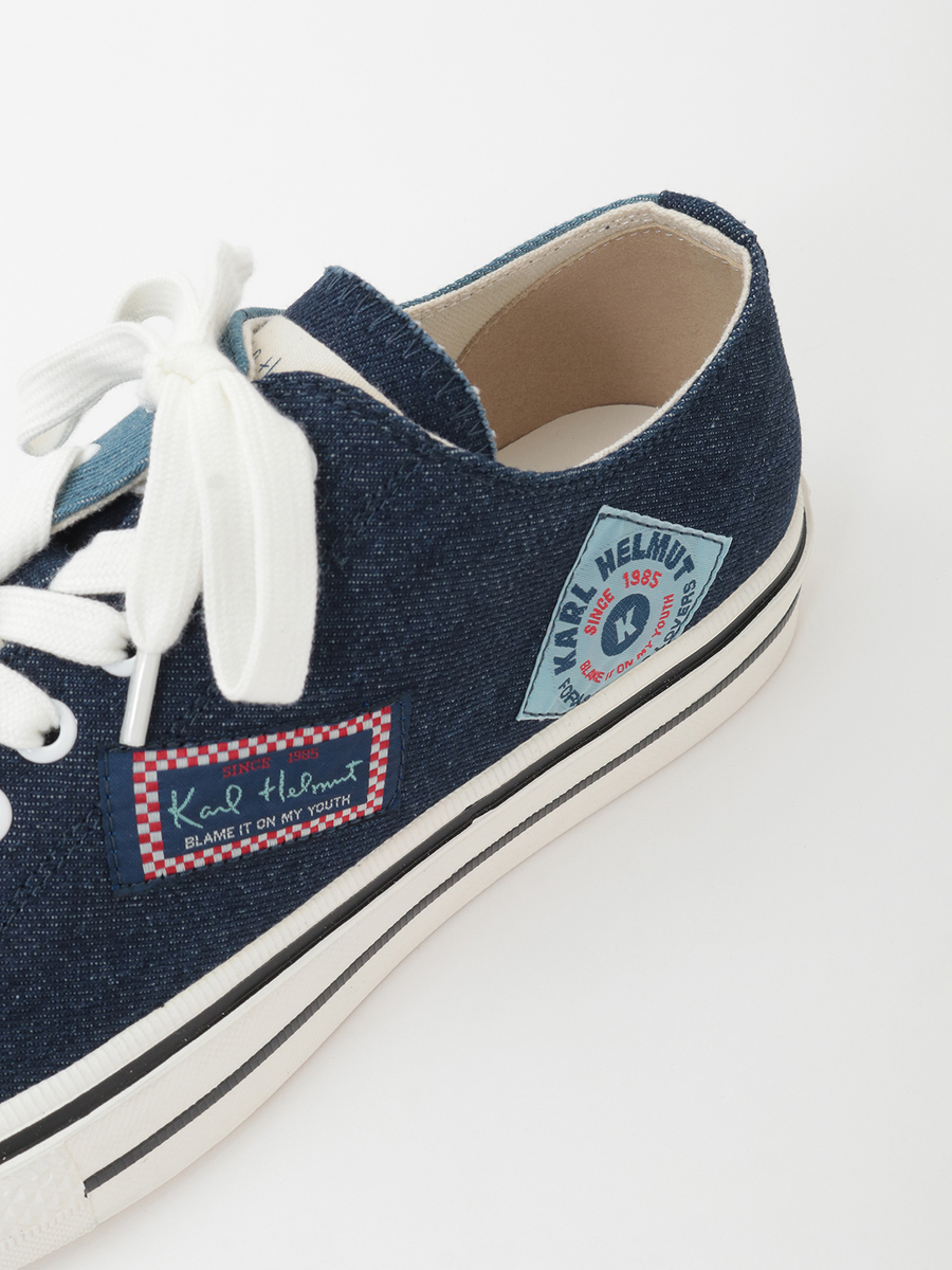 ネームワッペン使いコンビスニーカー 詳細画像 キナリ×ベージュ 7