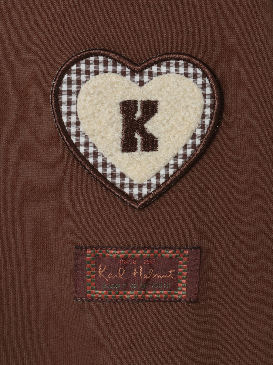 ハートワッペン使いカットソー 詳細画像 ブラック 9