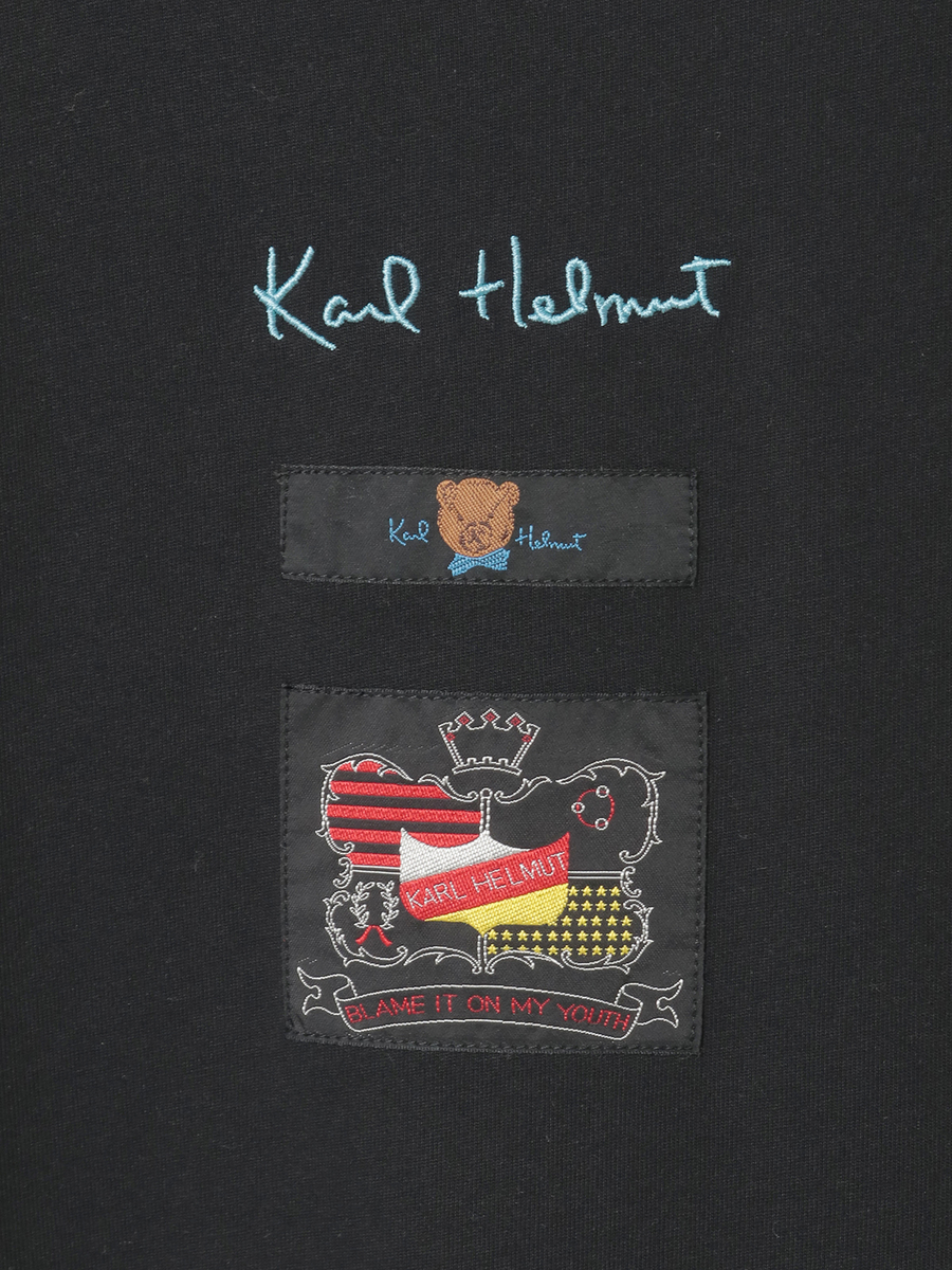 ボーダー袖使いレイヤード風カットソー 詳細画像 キナリ 8