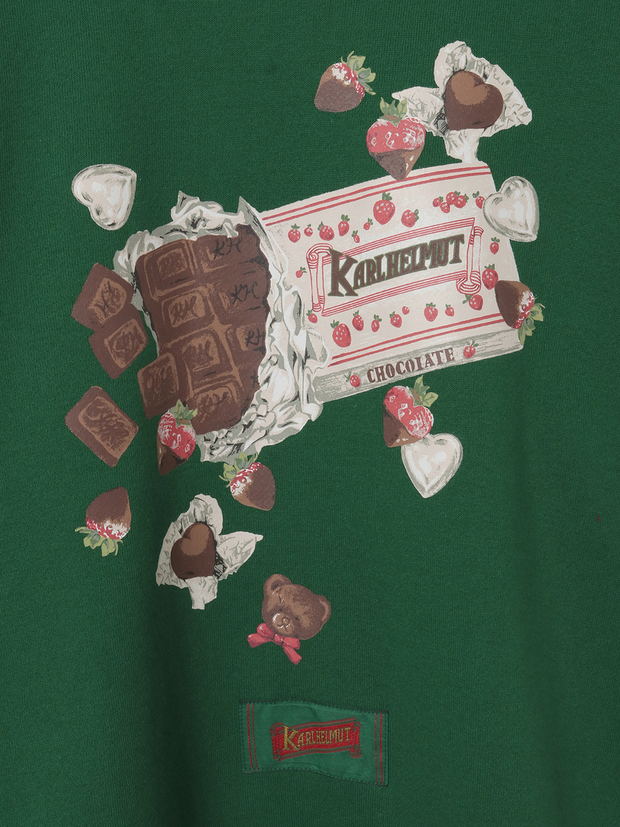 スウィートメモリーズプリントトレーナー 詳細画像 ブラック 10