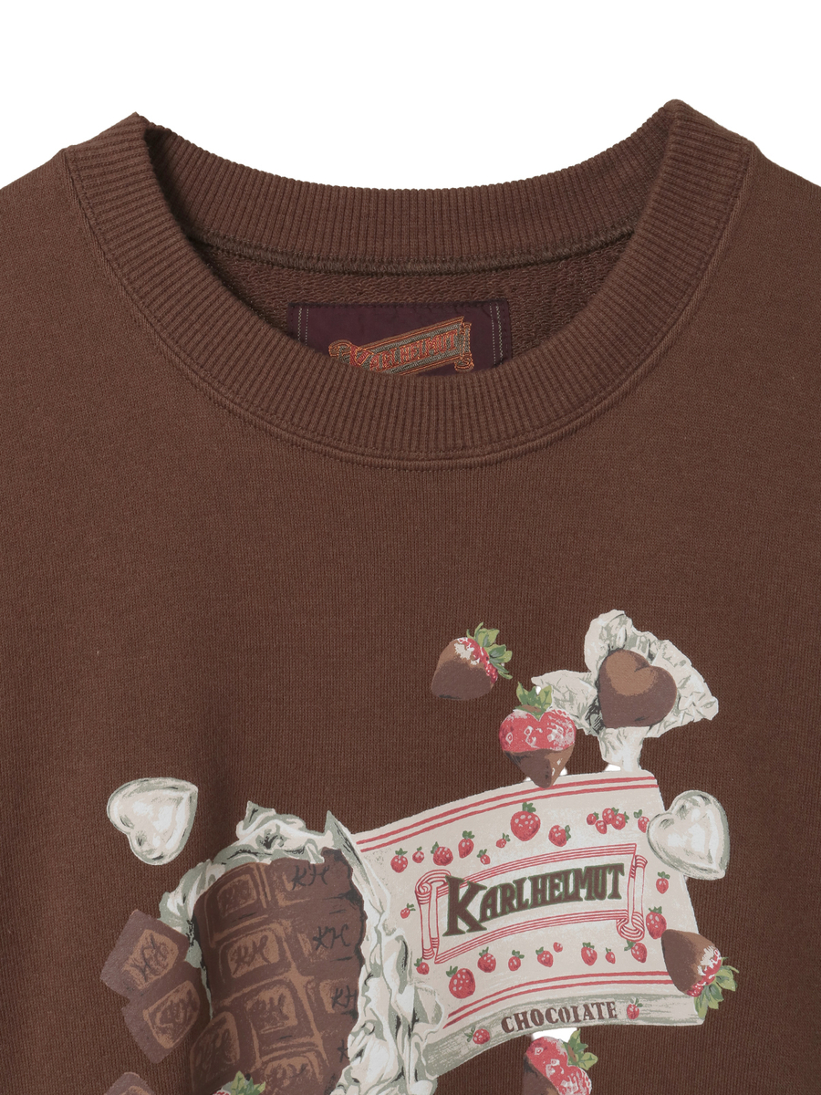 スウィートメモリーズプリントトレーナー 詳細画像 ブラック 3