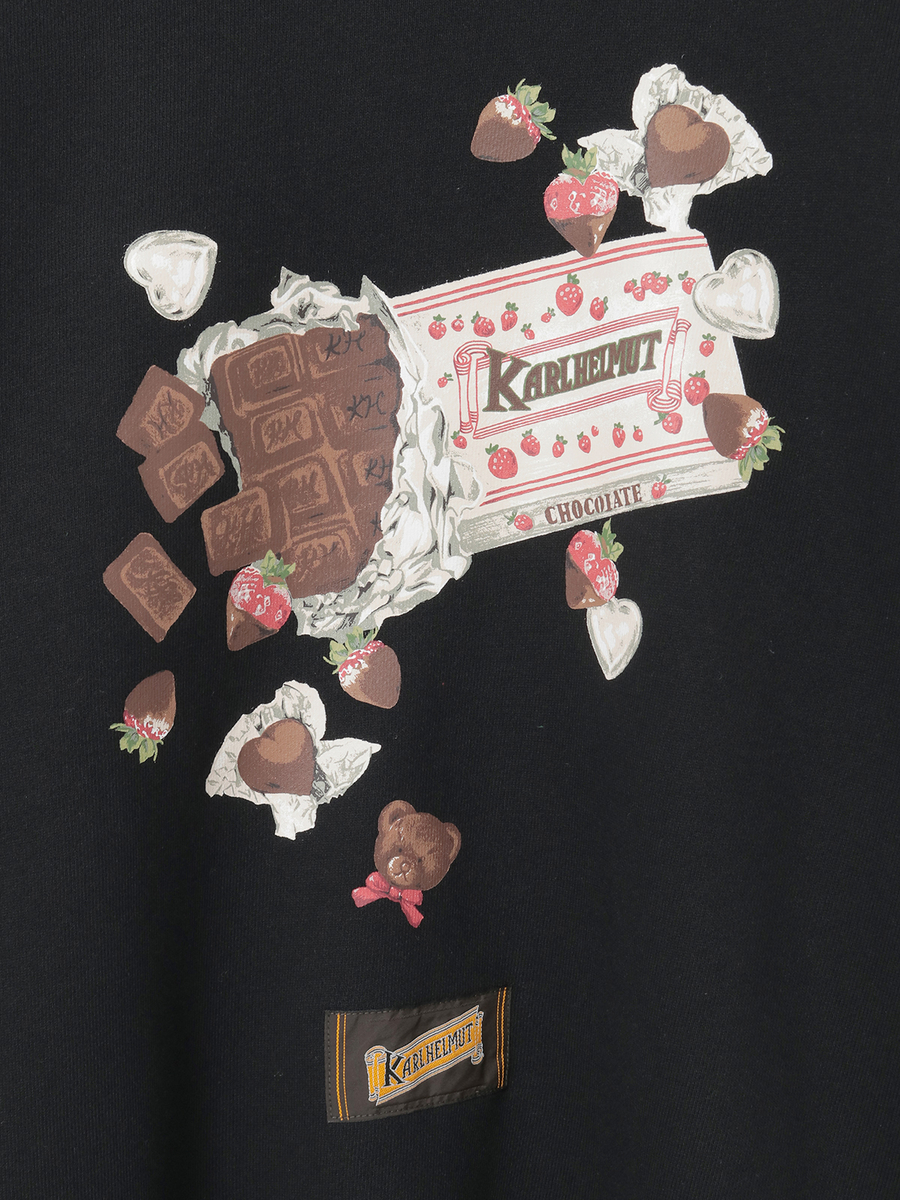 スウィートメモリーズプリントトレーナー 詳細画像 ブラック 7