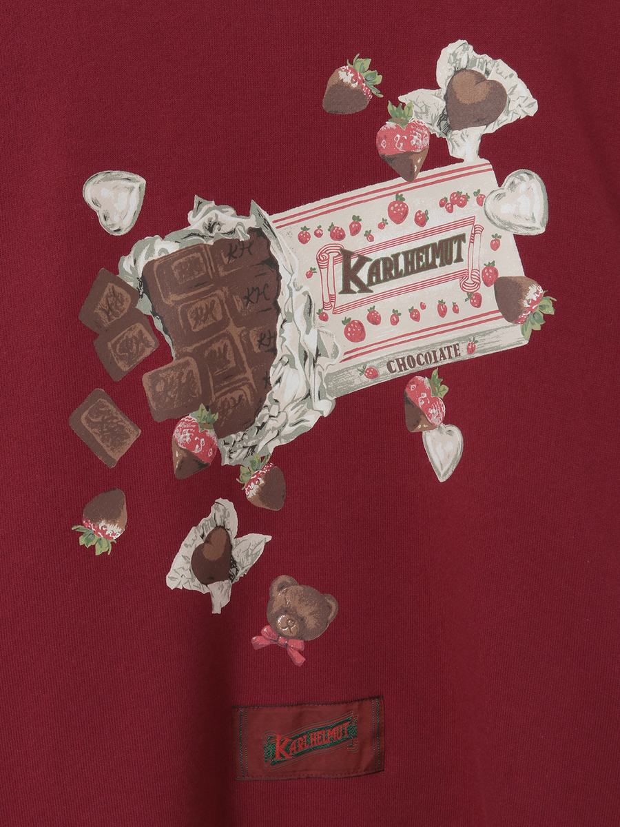 スウィートメモリーズプリントトレーナー 詳細画像 ブラック 9