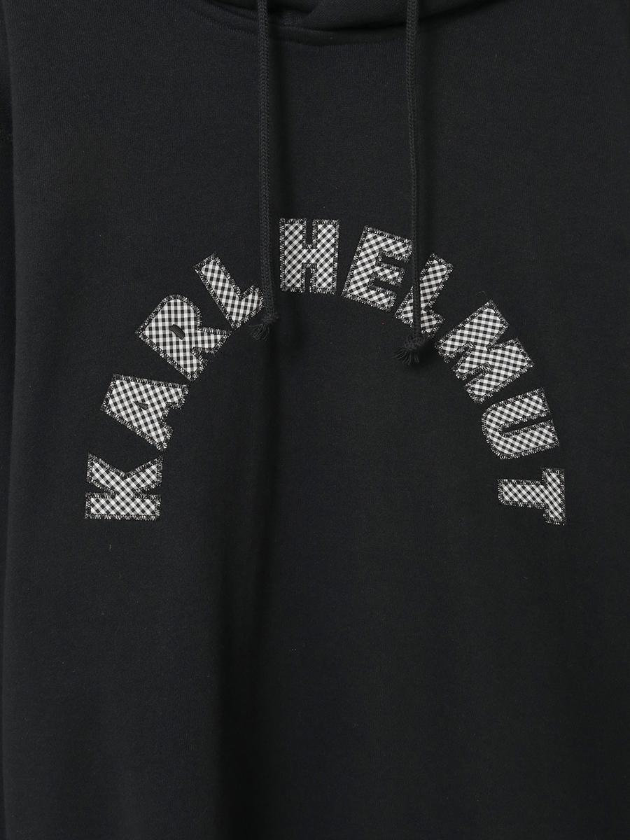 ロゴアップリケ使いフード付きトレーナー 詳細画像 グリーン 9