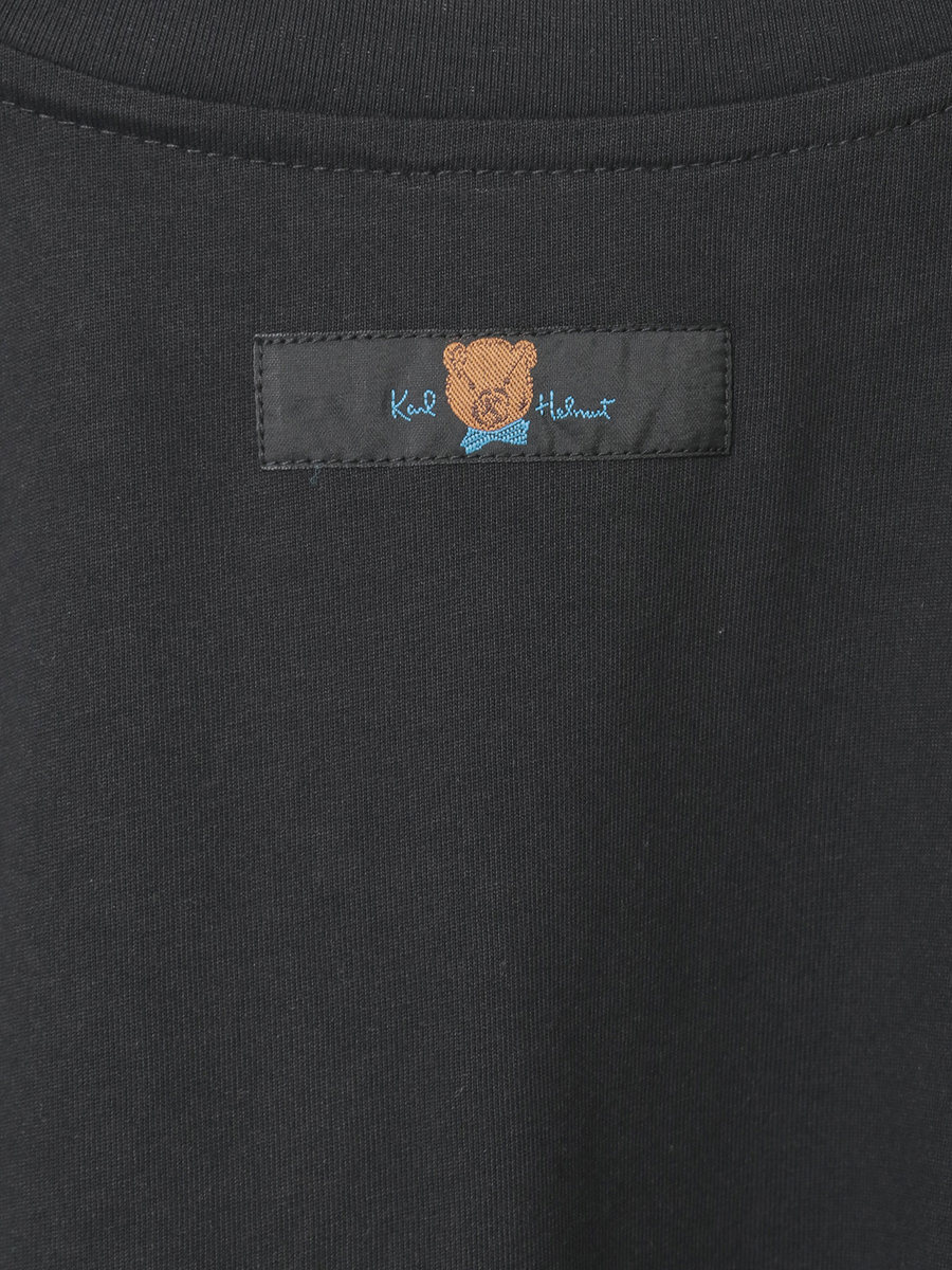 くまプリントポケット付きTシャツ 詳細画像 ブルー 11