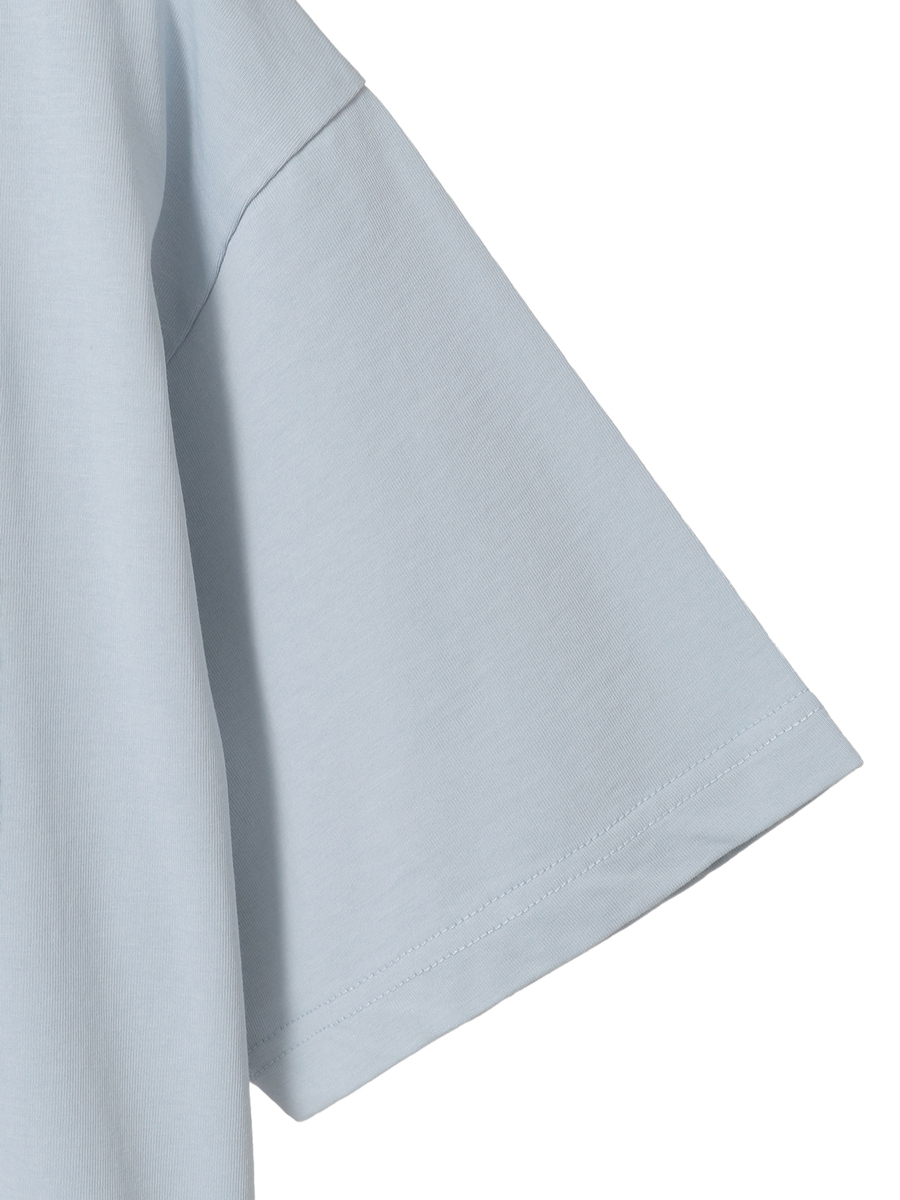 くまプリントポケット付きTシャツ 詳細画像 ブルー 4