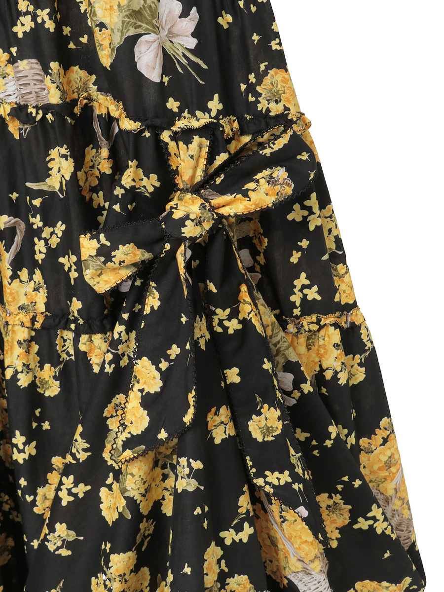 なのはなプリントワンピース 詳細画像 ミントグリーン 9