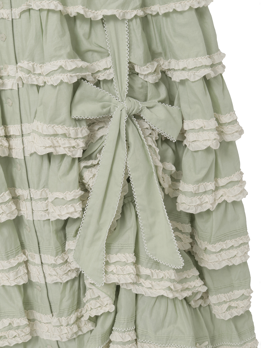 たくし上げリボン付きワンピース 詳細画像 クロ 14