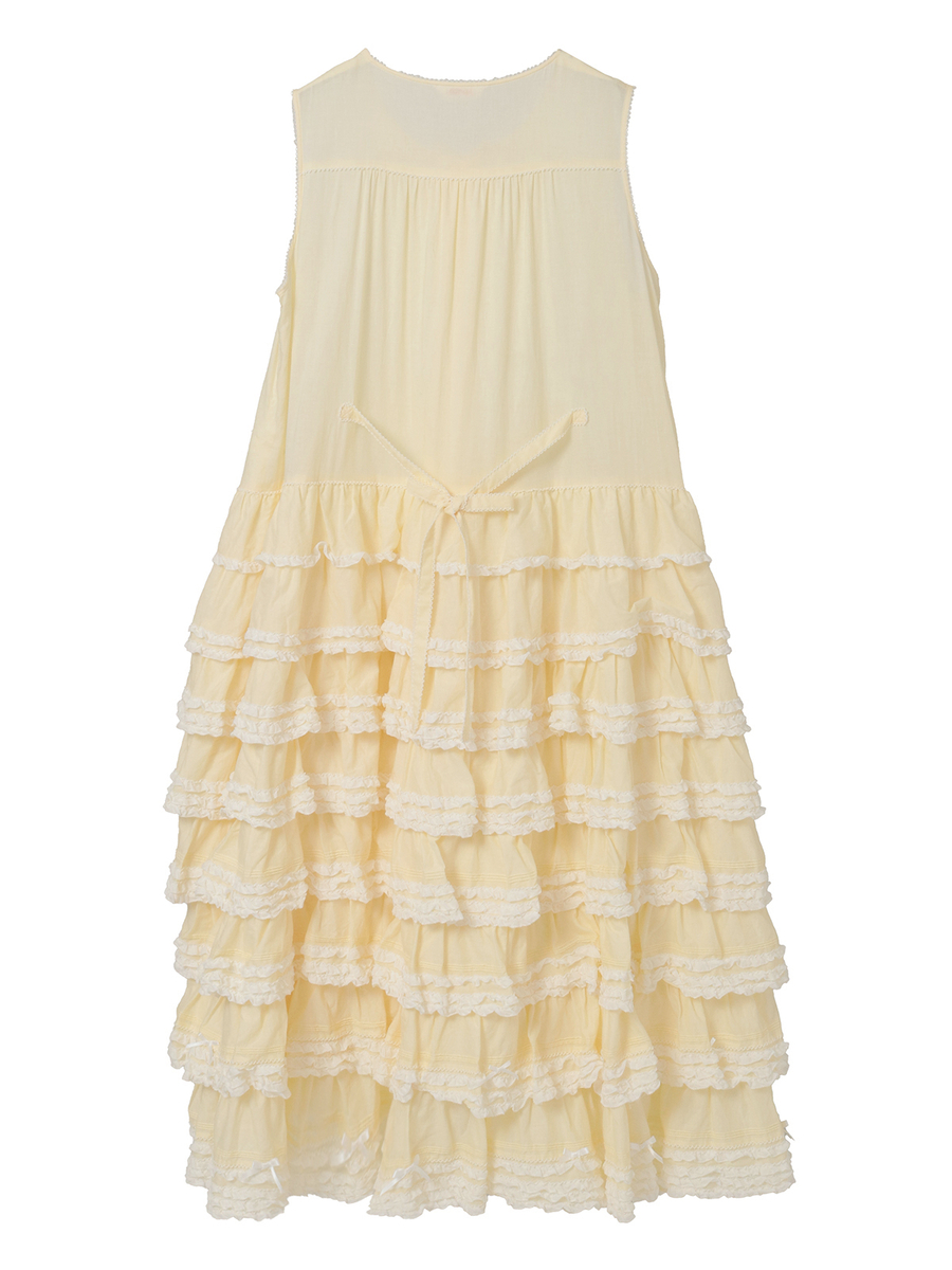 たくし上げリボン付きワンピース 詳細画像 クロ 2