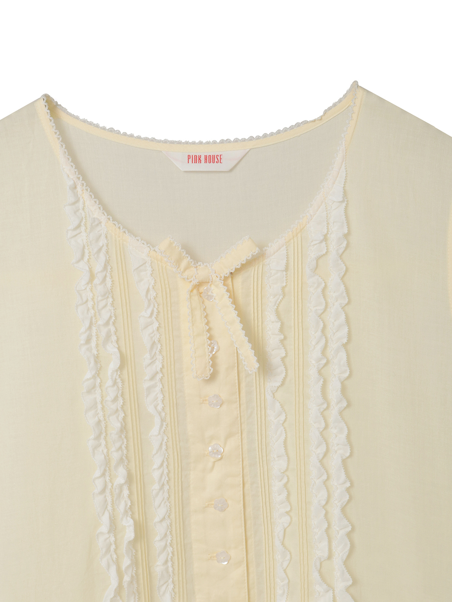 たくし上げリボン付きワンピース 詳細画像 クロ 3