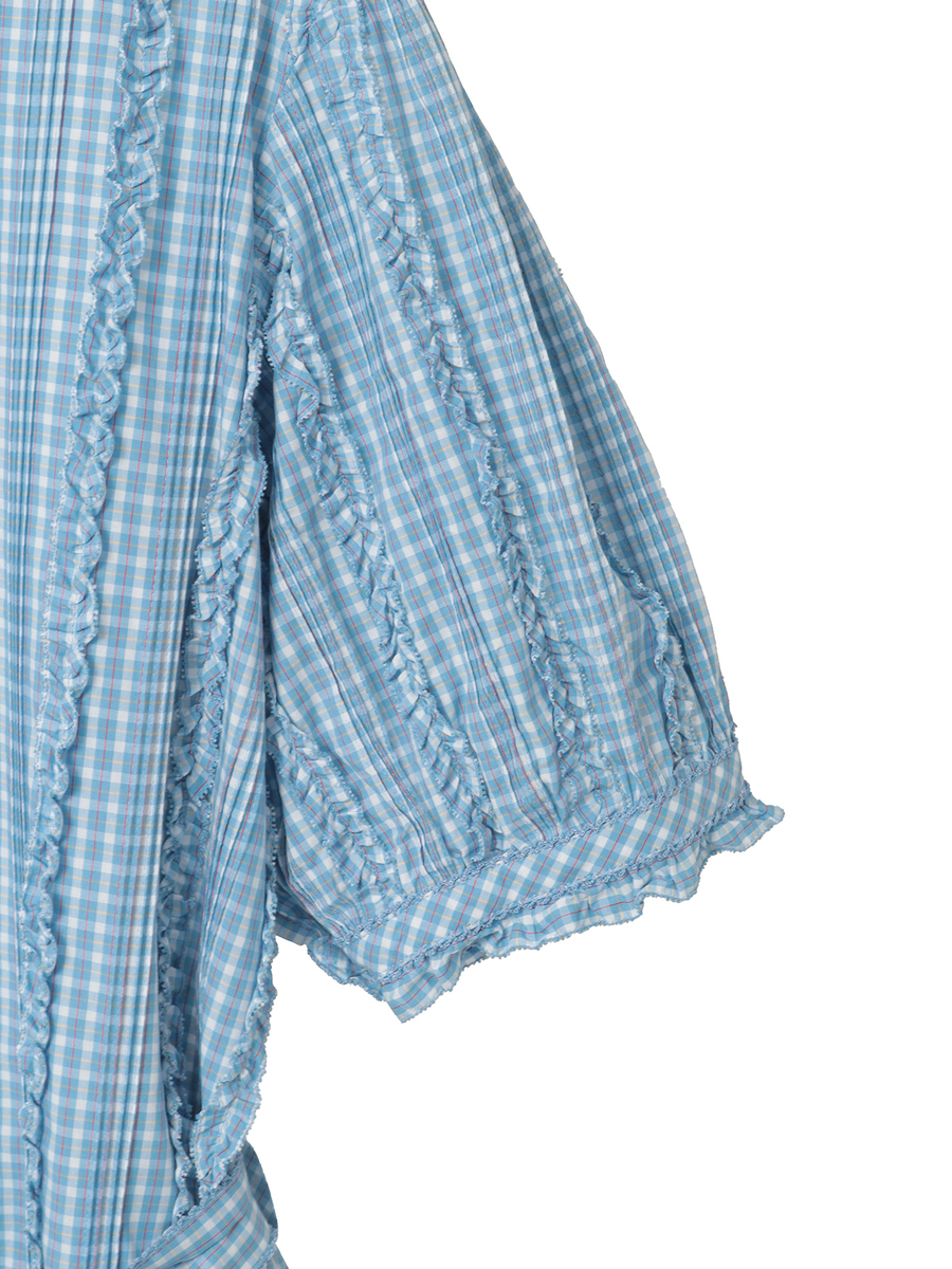 オリジナルチェックワンピース 詳細画像 ピンク系 4