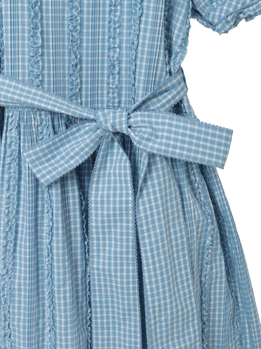 オリジナルチェックワンピース 詳細画像 ピンク系 6