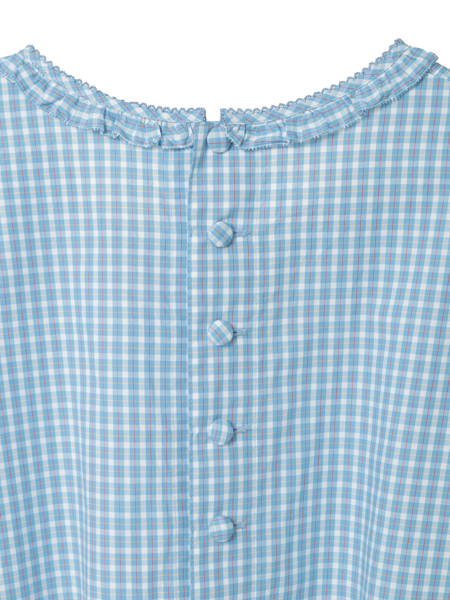 オリジナルチェックワンピース 詳細画像 ピンク系 7