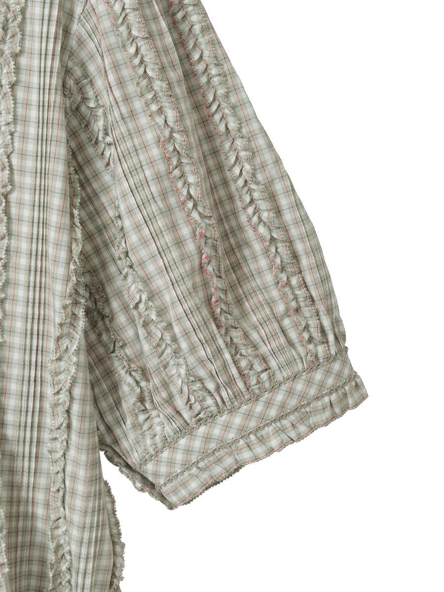 オリジナルチェックワンピース 詳細画像 ピンク系 9