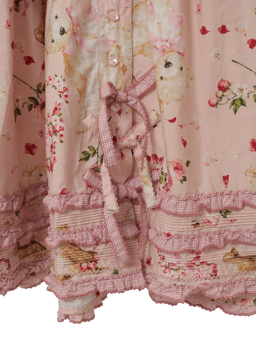 テディローズプリントワンピース 詳細画像 ラベンダー 11