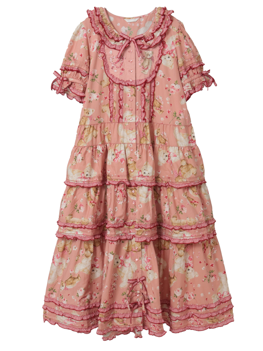 テディローズプリントワンピース 詳細画像 ラベンダー 16