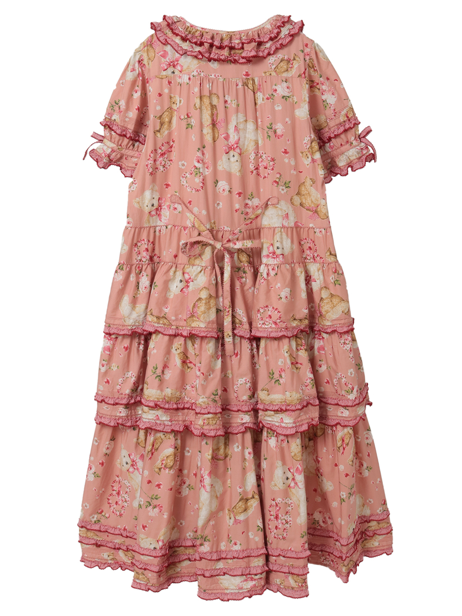 テディローズプリントワンピース 詳細画像 ラベンダー 17